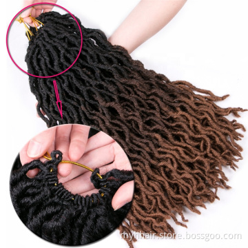 Crochet Braids Dreadlock Hair Extension 20 inch 24 roots/pack,Afro Locs twist Ombre Synthetic Braiding Hair burgundy